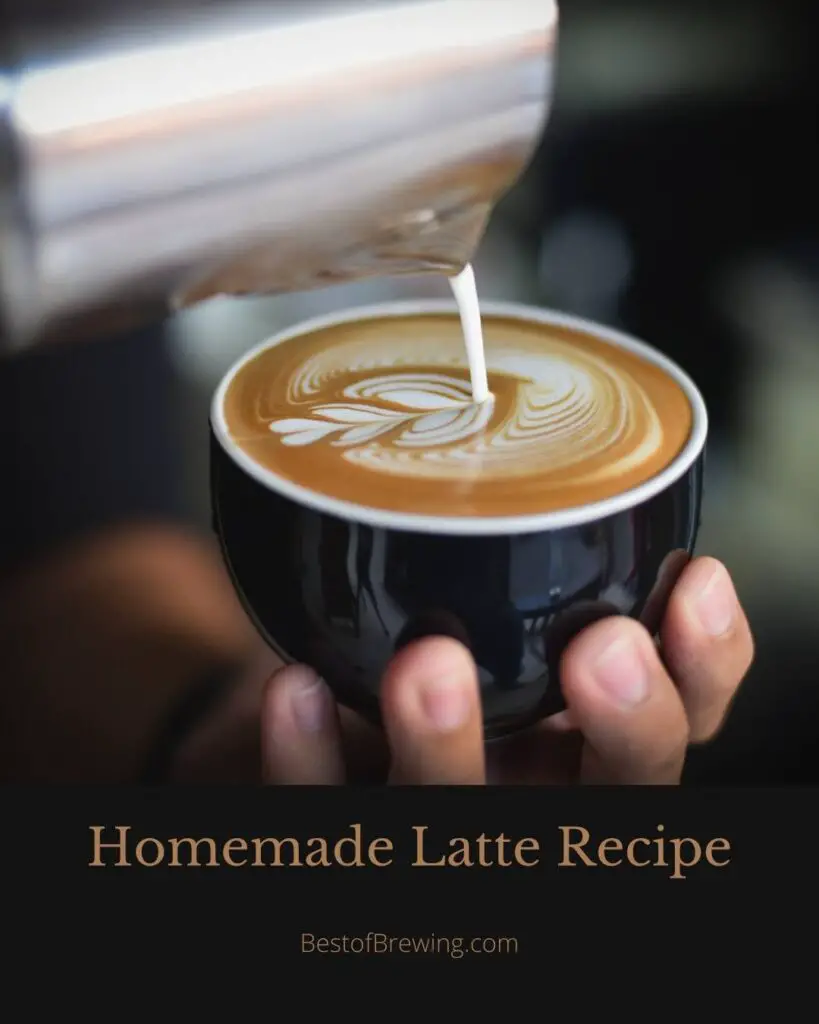 an article about how to make a latte at home